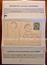 SOMALIA Colonie Annullo MAHADEI - UEIN a Torino -  ANNO 1914