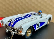 NINCO 50347 CHEVROLET CORVETTE CLASSE C SEBRING 56 WHT/#6 1:32 SLOT CAR