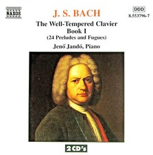 JOHANN SEBASTIAN BACH - IL CLAVICEMBALO BEN TEMPERATO LIBRO PRIMO 2 CD