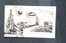 Piccolo S. Bernardo (AO)- Ospizio, Monumento a St. Bernard de Menthon.  1904.