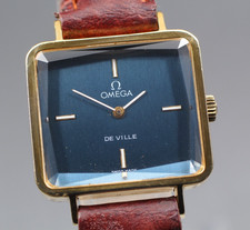 Omega De Ville 511.0375 Manuale Cal.625 Donna 27mm Quadrante Blu GP anni 70...