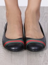Gucci Donna Ballerine N. 37 Usate 3 Volte Pianta Stretta