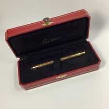 Cartier gold tone ballpoint - cartier,