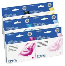 6 Pack of GENUINE Epson 48 Ink