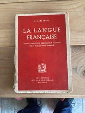 LA LANGUE FRANCAISE Corso completo di grammatica francese D'Ari Pasini RARO
