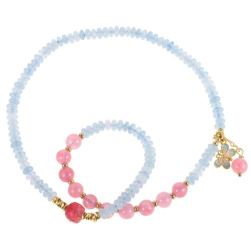 Collana farfalle bracciali - collana, di