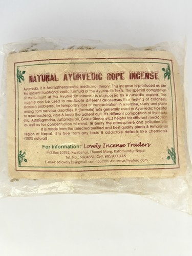 Incenso corda ayurvedica - incenso,