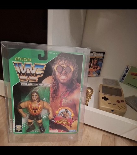 Scheda verde wwf - hasbro, adam