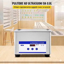 Pulitore ultrasuoni 800ml - pulitore,