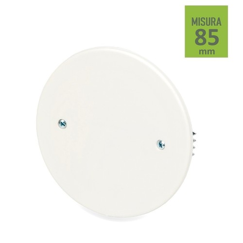 5pz coperchio bianco tondo - 5pz,