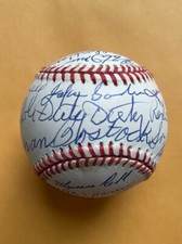 Autografo di AL Baseball VINTAGE Negro Leagues 23 Auto 22 D) COA Irvin, O'Neil