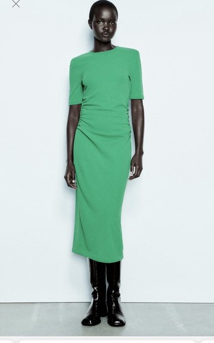 Zara abito drappeggiato - zara,