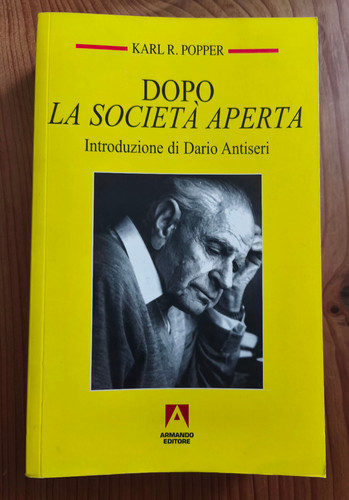Karl popper dopo societa - dopo, la