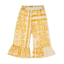 DIXIE Pantalone gaucho bambina ragazza giallo MADE IN ITALY 12 14 anni