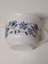 1 TAZZA ARCOPAL FRANCE NUTELLA VINTAGE FIORI BLU cm. 7X9  ASTER LEGGI