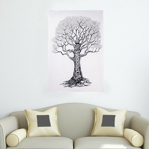 Arazzo mandala indiano albero