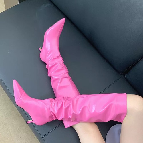 Stivali donna ginocchio tacco - ginocchio,