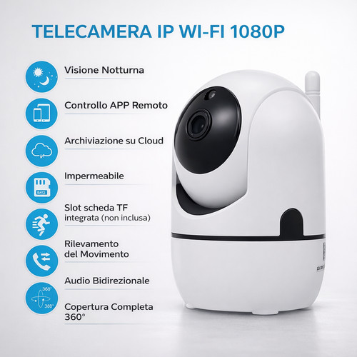 Telecamera yoosee sicurezza - telecamera,