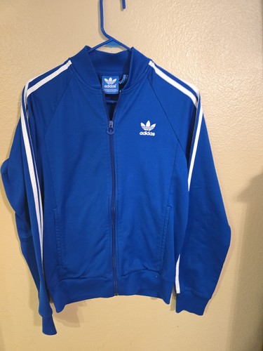 Adidas blue and white orginal - and,