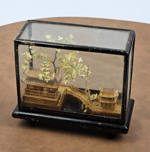 Antico diorama cinese - cinese, in