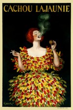 1922 Cachou Lajaunie respiro sigarette caramelle LEONETTO CAPPIELLO arte 99x150cm