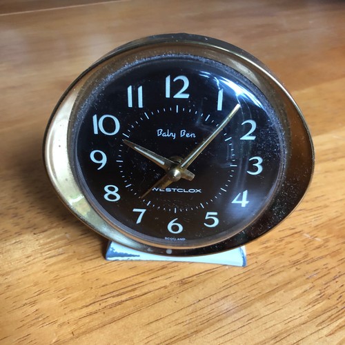 Vintage retro westclox baby - westclox,
