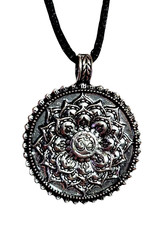 Collana Mandala Argento Om
