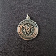 Ciondolo Nove25 - Segno Zodiacale Gemelli Con Costellazione In Argento
