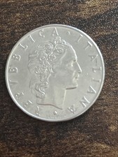 1976 Italy 50 Lire Lira Actual