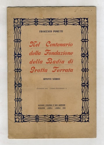 Nel centenario della