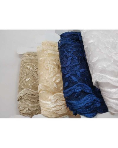 Passamaneria tulle ricamo - tulle,