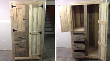 Armadio con cassetti stile