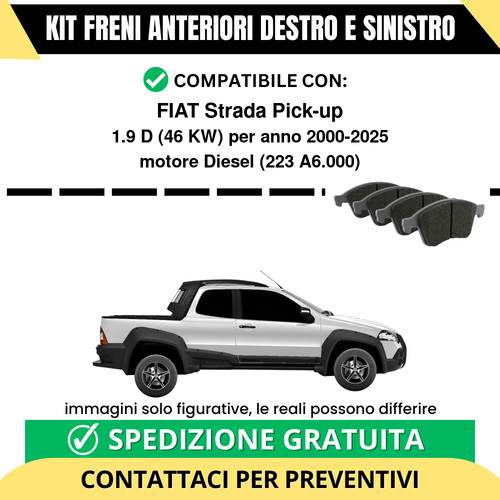 Pastiglie freno anteriori per - pastiglie,