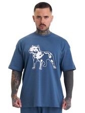 T-shirt Amstaff logo 2.0 blu