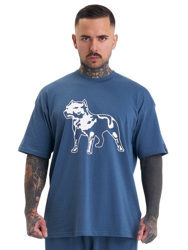 Shirt amstaff logo 0 blu - logo, 2.0