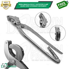 Serra Emasculator 15" Morsetto schiacciamento castrazione cavalli veterinario grado tedesco