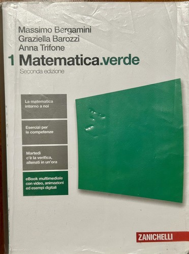 Matematica verde vol 1 - matematica., verde-