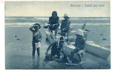 Primi 900 Riccione Saluti dal mare pattino FP B/N ANIM.