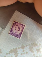 INGHILTERRA 1957 - E R  REGINA ELISABETTA II  3D - Usato - RR