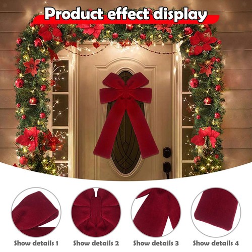 Fiocco natale rosso per - fiocco,