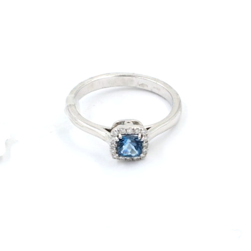 Anello oro bianco carati - 18,