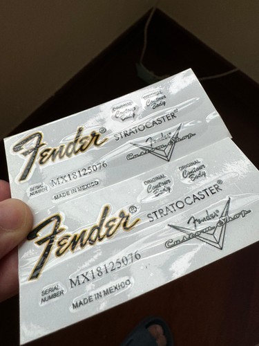 Pezzi adesivi fender - adesivi,