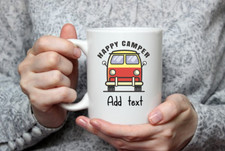 Personalised Happy Camper Mug
