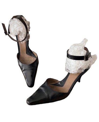 Escarpins gucci cuir noir - escarpins,