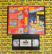 VHS film CANTA CON NOI il natale vien cantando 1998 DISNEY VP 1003 (F295)