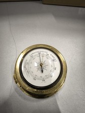 Ottone vintage barometro - barometro,