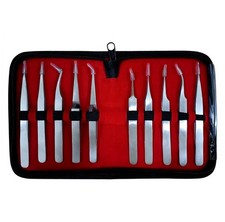 Set 10 Pezzi Pinzette Pinza