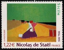 2005 FRANCIA ARTE - OPERE D'ARTE - NICOLAS DE STAEL 1 V. MNH MF107244