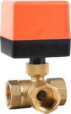 Elettrovalvola Valvola Motorizzata 3 Vie DN20 3/4 Pollici AC230V Valvola a Sfera