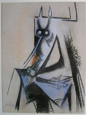 WIFREDO LAM  - Carton d